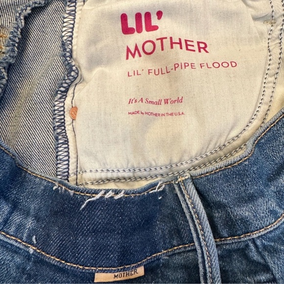 Lil Mother Full-pipe flood jeans NWOT - Picture 8 of 9